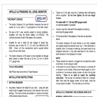 Apollo ultrasonic upute