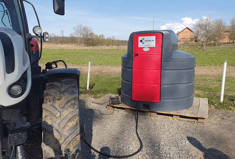 Smještaj dizel spremnika